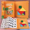 Magnetic Tangram Educational Puzzle for Children - Creative Assembly Toy for Early Learning
