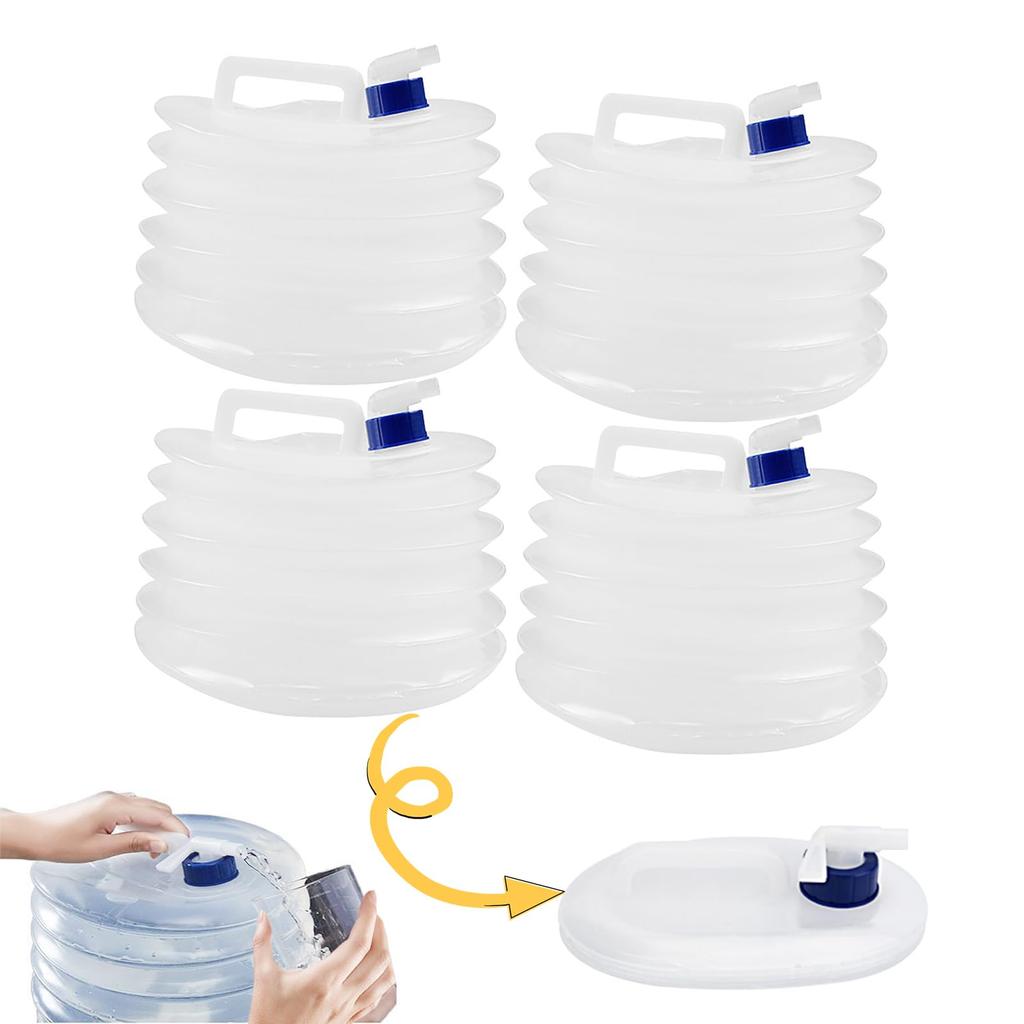 Dunuiov Poly Tank Foldable Water Tank Water Tank Foldable with Faucet Emergency Water Bag Car Bucket Large Capacity Portable Disaster Prevention Goods