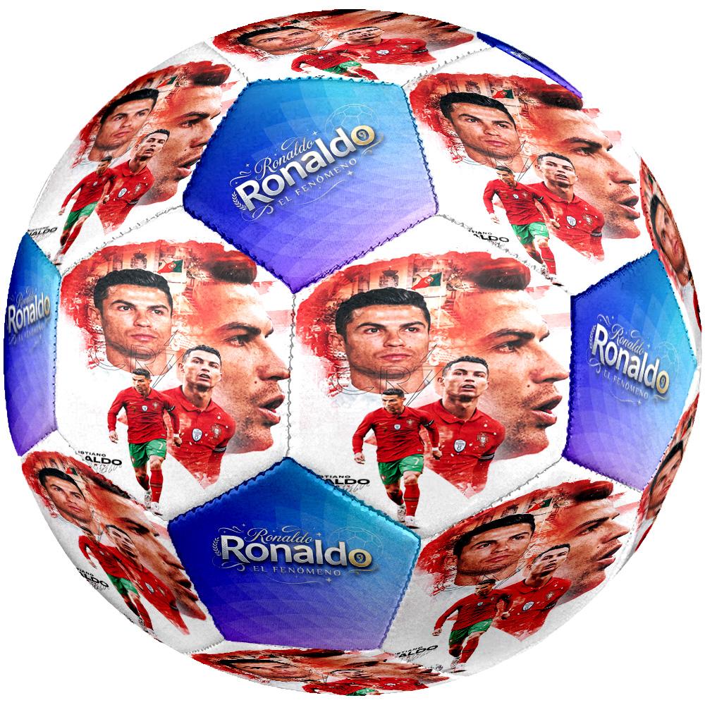 Ronaldo Real Madrid Oslava Fotbalový míč Velikost 5 Strojově šitý Vnitřní/Venkovní Univerzální Fotbalové Dárky pro Sportovní Nadšence