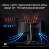 ASUS Organic EL Gaming Monitor ROG Swift OLED PG27AQDM 27 Zoll Reaktionszeit/WQHD/240Hz/0,03ms Geschwindigkeit/Blendfrei/G-Sync kompatibel/99% DCI-P3/Benutzerdefiniert