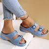 Fashion Women Shoes Sandals Summer Platform Women's Shoes Slip On Sandals For Women Wedge Walking Shoes Casual Female Slipper Footwear