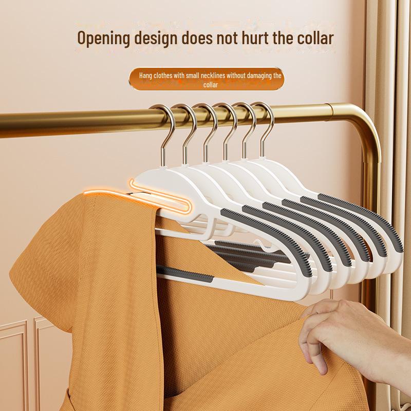 "Non-Slip Dual-Purpose Clothes Hanger with Anti-Shoulder Design"
