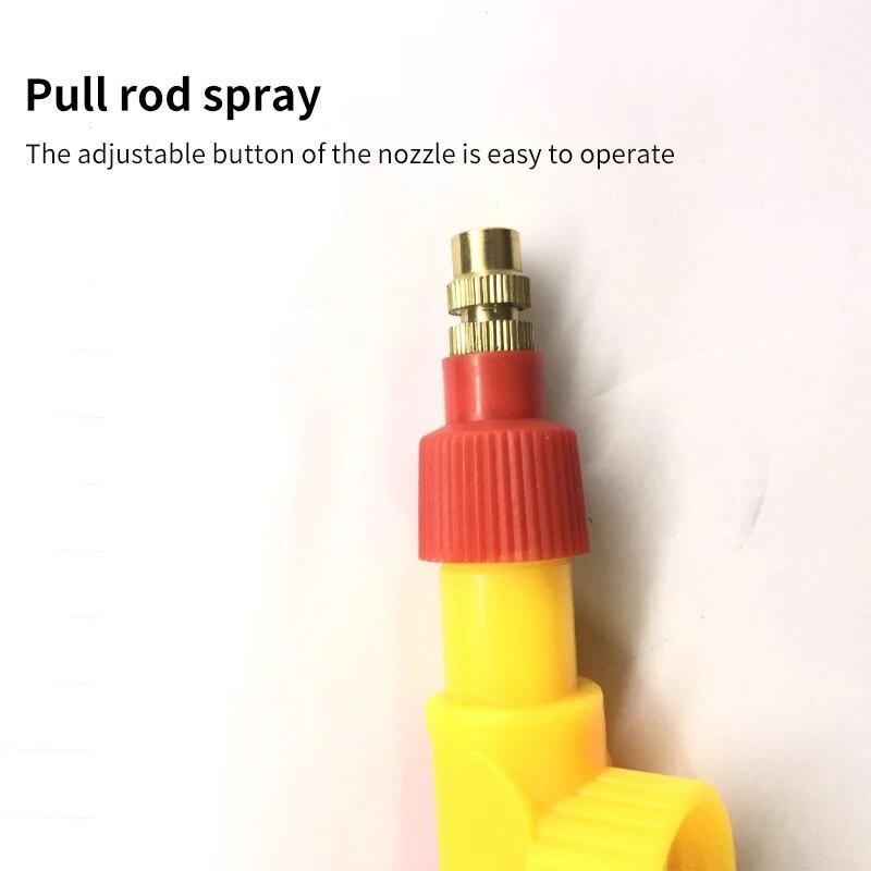 Randomly Select One In Blue and Red Manual High Pressure Air Pump Manual Sprayer Adjustable Drink Bottle Spray Head Nozzle Garde