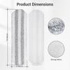 10Pcs Mop Replacement Pads,for O Cedar H2prO Flat Mop System ,Replacment for Vileda H2prO Size Mops 15.94' X 4.33'