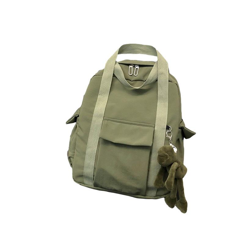 Schoolbag Internet celebrity backpack female 1011 new Korean version simple junior high school student schoolbag large capacity travel backpack 