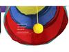 Rainbow Three-Way Foldable Cat Tunnel Toy