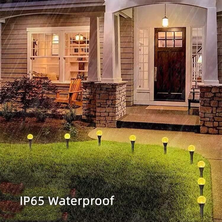 20/30LED Outdoor Solar Bubbles Lawn Lamp String Set Landscape Decoration IP65 Waterproof Leds Solar-Powered Stake Lights for Garden Yard