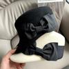 Qianjin Xiaoxiang Stil süße Schleife Woll-Entenmütze Damen Filzhut High-End Barett Ausländischer Stil Französischer Zylinder