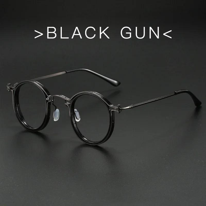 New Metal Round Frame Anti Blue Light Presbyopia Glasses Retro Reading Glasses for Middle Aged and Elderly People