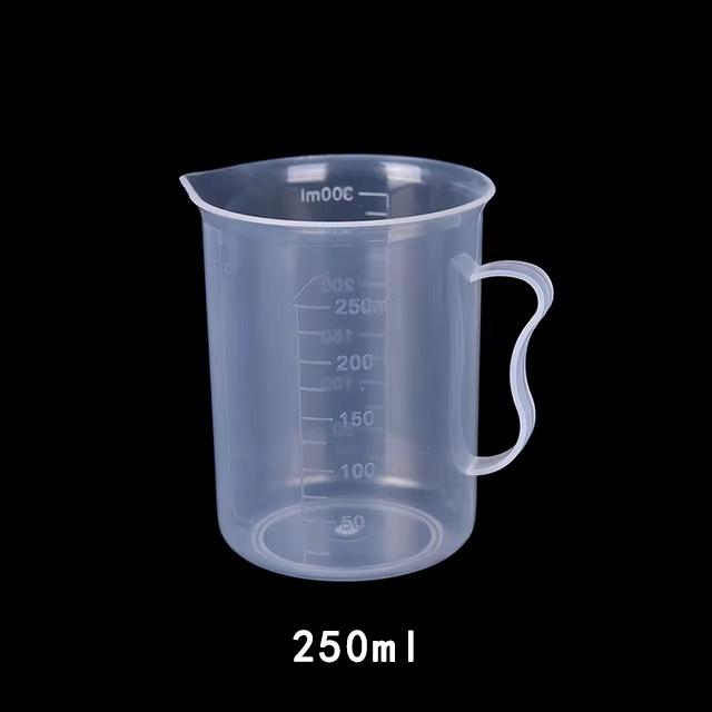 20ml / 30ml /50ml /250ml /500ml/1000ml Clear Plastic Graduated Measuring Cup for Baking Beaker Liquid Measure JugCup Container
