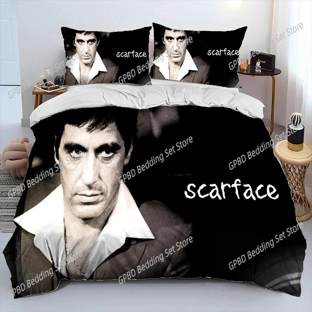 Movie Scarface Tony 3D NEW Duvet Cover Pillowcase Bedding Set Adult Boy Girl Bedroom Decoration Children Single Double Large