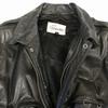 Roberto Gellini Genuine Leather Rider’s Jacket with Epaulettes/Men’s Size M/42/Black/(USED)
