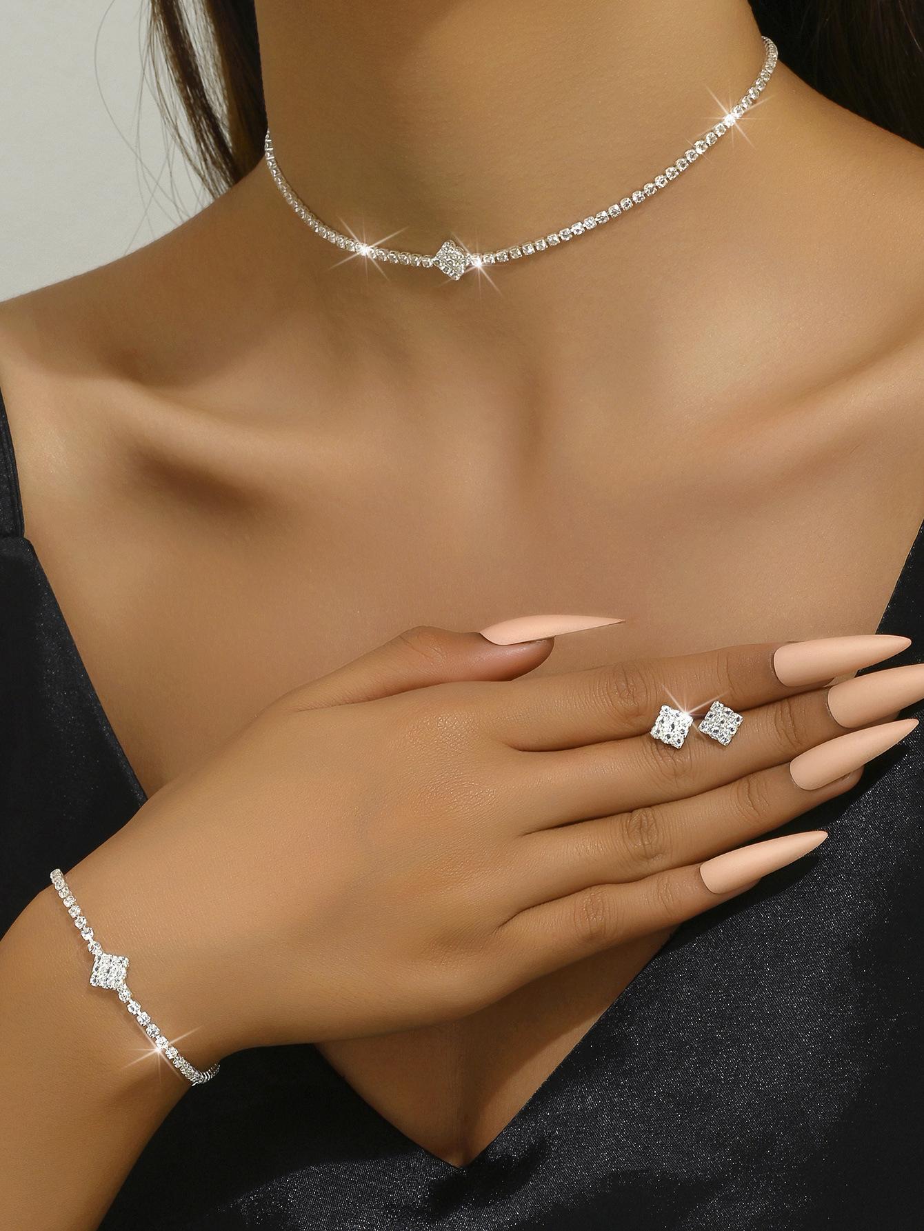 

Свадебное платье ожерелье аксессуары премиум-класса Sense Niche универсальное ожерелье серьги комплект украшений новый изысканный