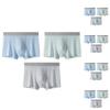 Men's Boxer Briefs 3 Pack Thin Breathable Fabric Elastic Waistband Soft Comfortable Fit Underwear Set