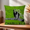 Singer CCharli XCX BRAT Pillow Cover for Bedroom Room and Living Room Sofa Decorative Cushion Cover