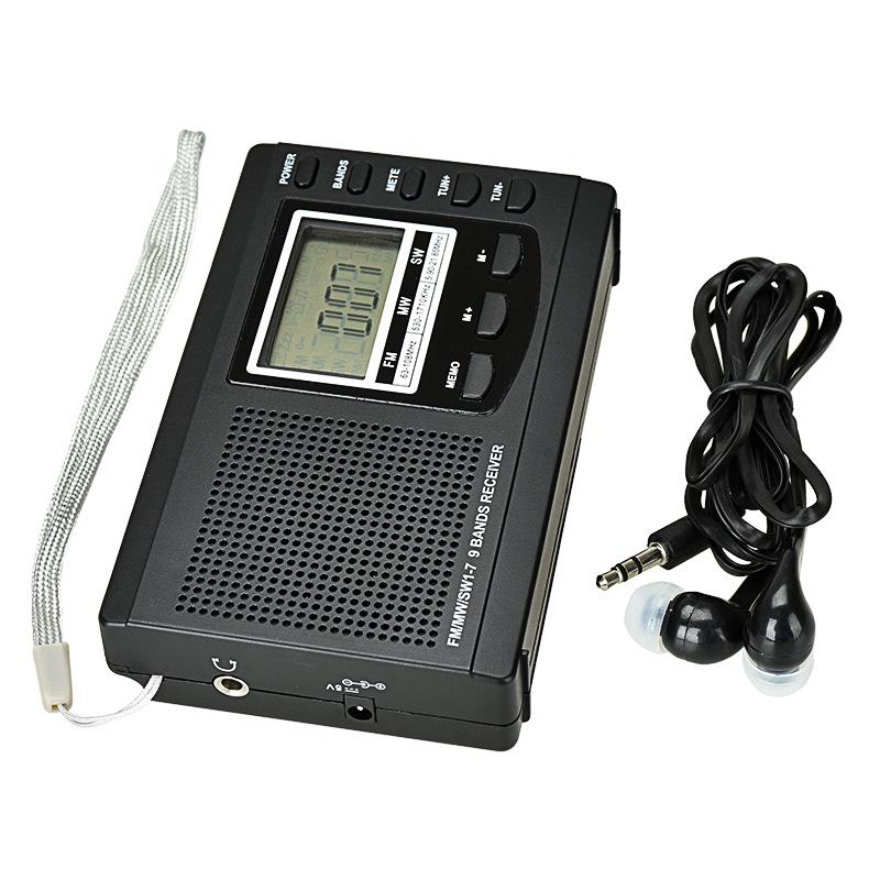 Dual Band FM/AM Digital Display Radio - Medium and Short Wave