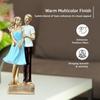 Romantic Embrace Couple Figurine | A Heartfelt Symbol of Love & Devotion | A Beautiful Addition To Any Space – Pack of 1, Multicolor