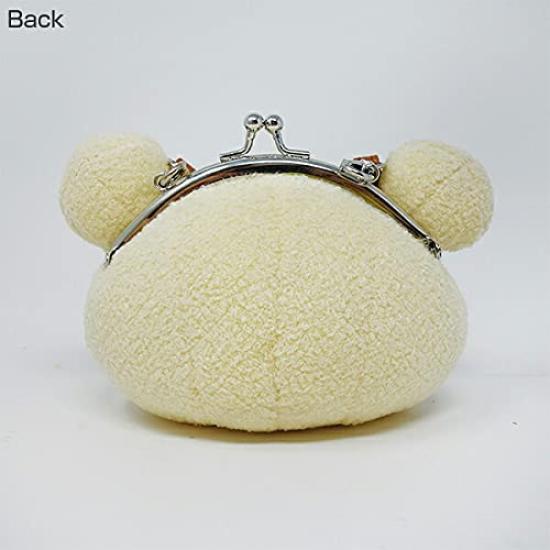 Naitou Design Rilakkuma Gamaguchi Mini Pouch Rilakkuma and Korilakkuma Kaoru-san