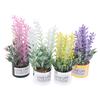 1:12 Dollhouse Toy Miniature Fake Plant Lavender Flower Arrangement Accessories Dollhouse Decoration