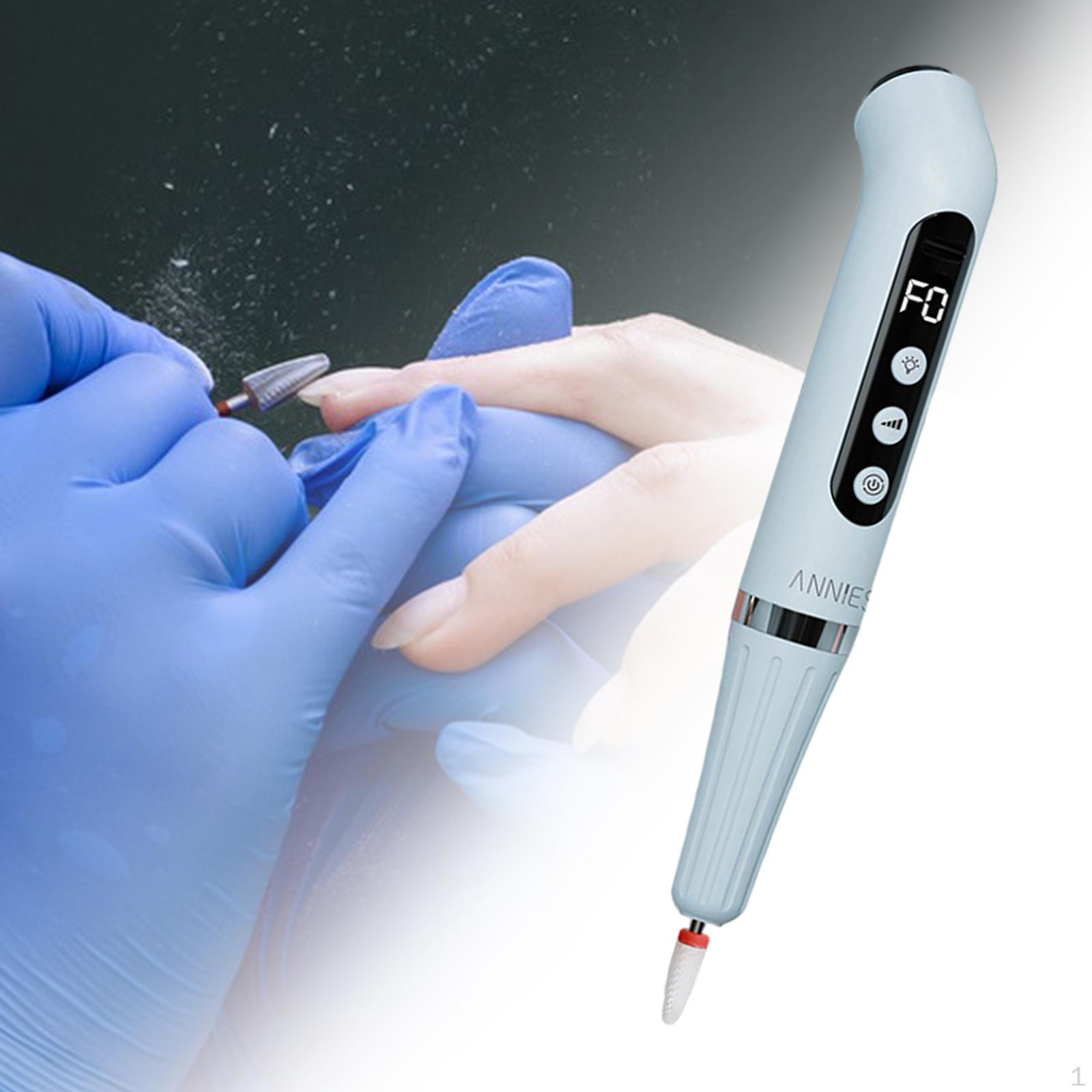 

Беспроводная электрическая пилка для ногтей с подсветкой Компактная 2 в 1 для шлифовки и полировки