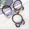 Nan Rui High Elasticity Bow Hair Tie, Korean Style Acetate Pearlescent Floral Ring