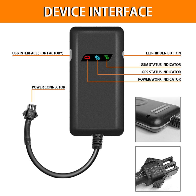 Mini Vehicle 2G Cheap Realtime Tracking Antitheft in High Quality Speed Platform GT02A GPS Car Tracker