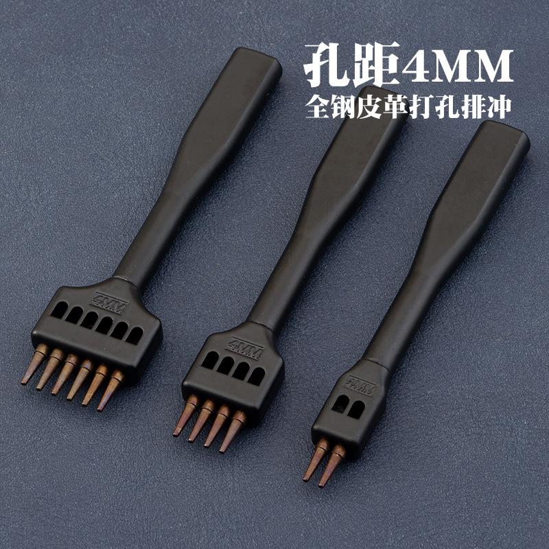 

Leather Punching Row Tool 10121 Round Hole Punch for Manual DIY Leathercraft 1.0mm Stitching Hole Cutting for Handmade Goods