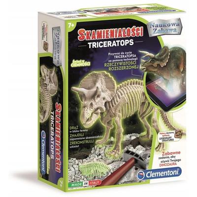 Triceratops Fossil Set Fluorescent Dinosaur Skeleton