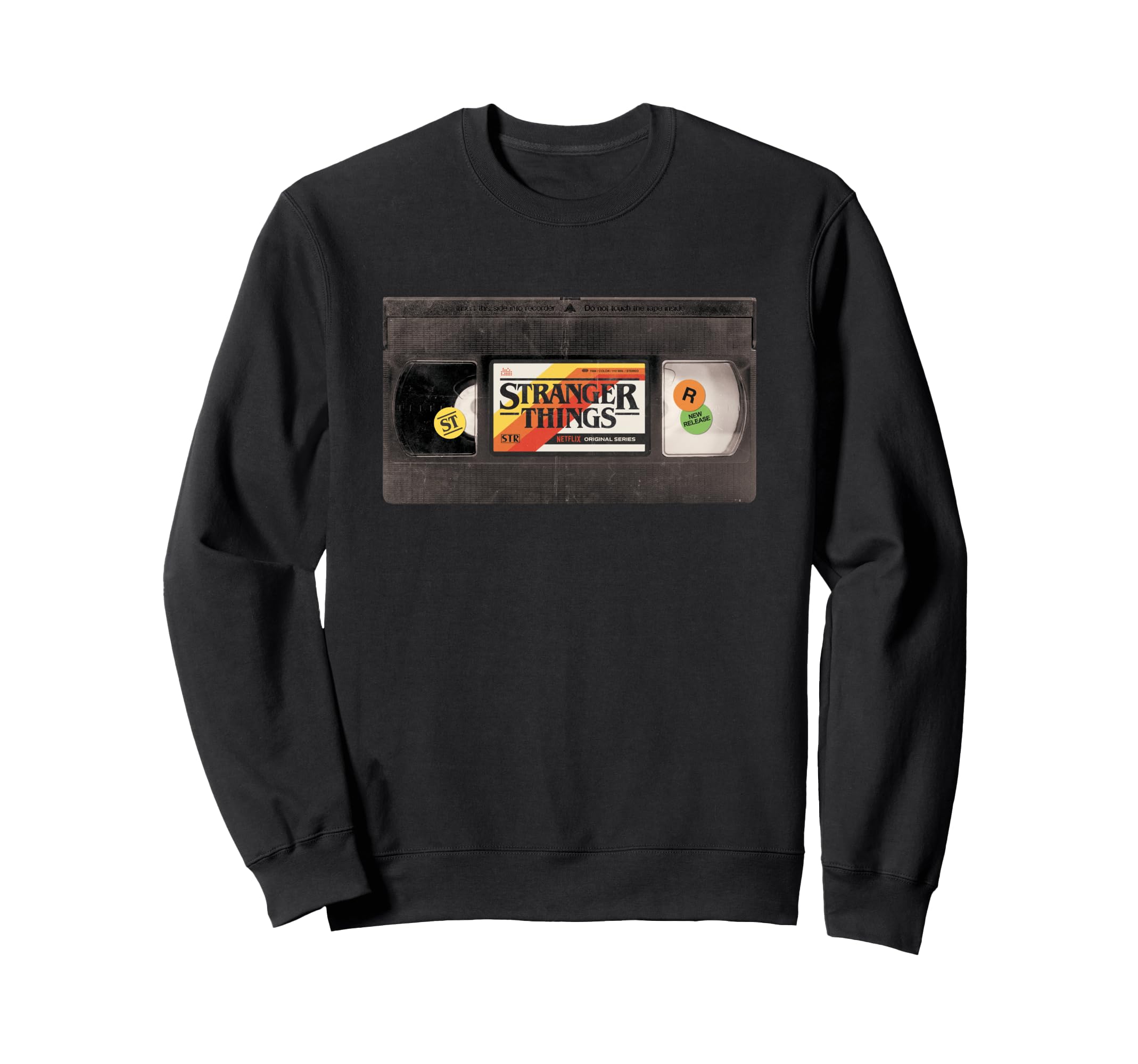 

Stranger Things Retro VHS Tape Sweatshirt чёрный