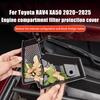 Car Front Engine Compartment Filter For Toyota RAV4 XA50 Accessories 2020~2025 LHD Protective Cover Water Tank Protective Net
