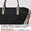 Bolsa Tote Combinada de Nylon 2 Vias Gratante, Feminina, Bolsa para o Trabalho, abb-g0043 (Carvão)