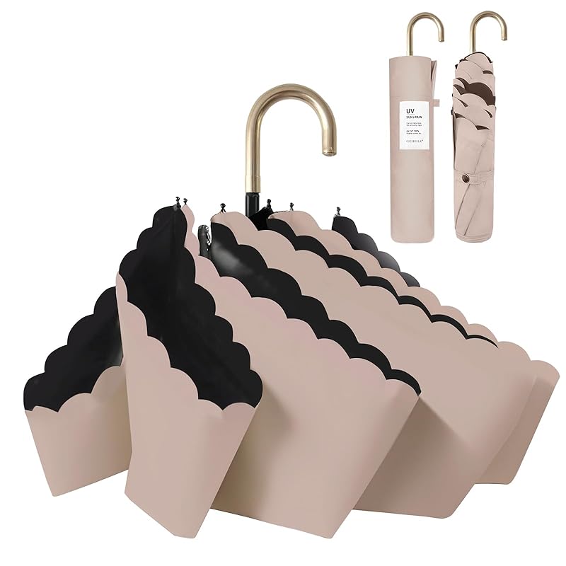 

[Shio Shii SeaSwim] Parasol ultra lightweight folding umbrella ladies parasol uv cut Sunscreen measures folding 100% complete blackout/heat shielding