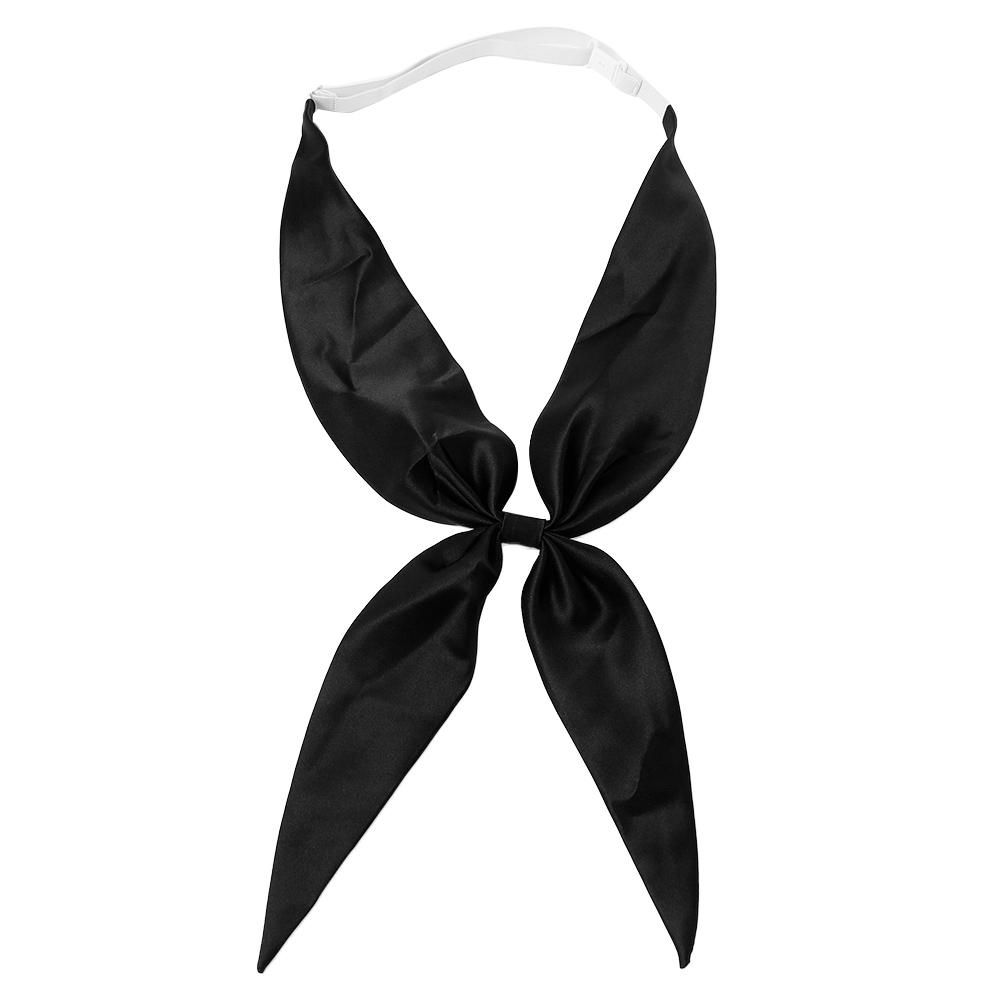 

Vintage Business Sailor suit Costume Uniform Classic Shirt Accessory JK Bow Tie Ribbon Tie Neck Ties Satin Cravat чорний
