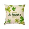 St. St. Patrick's Day Kissen Heim Lendenkissen Vierblättriges Kleeblatt Sofakissenbezug Kissenbezug