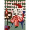 Vintage Christmas Metal Wall Decoration, Holiday Sticker Sign