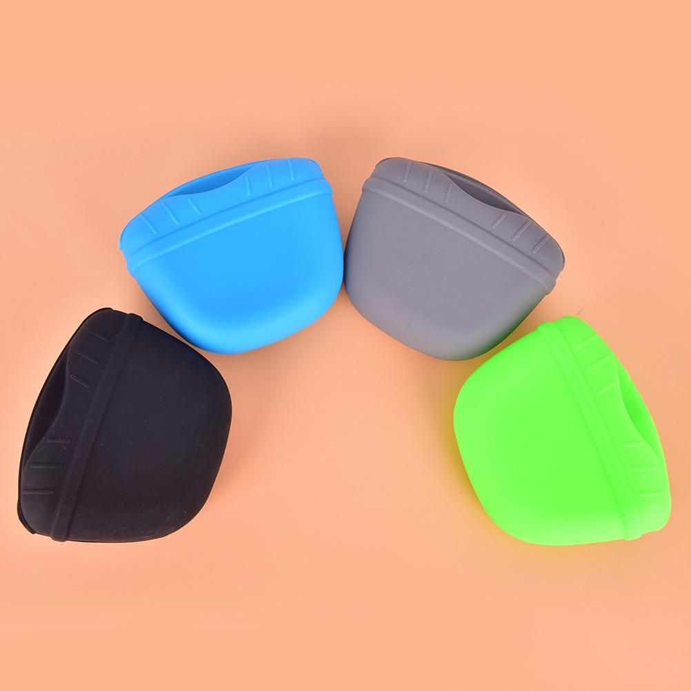 1pc silicone pet training bag, pet snack bag, dog training bag, outdoor training pet waist bag, waist bag, portable dog food bag