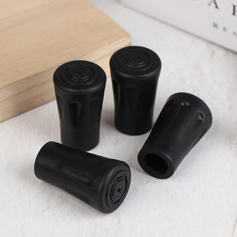 6 Pieces Anti-Slip Hiking Poles, Protective Cap, Walking Stick Tip Bottom Pads Climbing Protective Covers Plastic Foot Covers