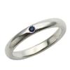 Used TIFFANY&Co. Ring Stacking Band EU#50 Silver925/sapphire 2.6g Silver El Saperetti