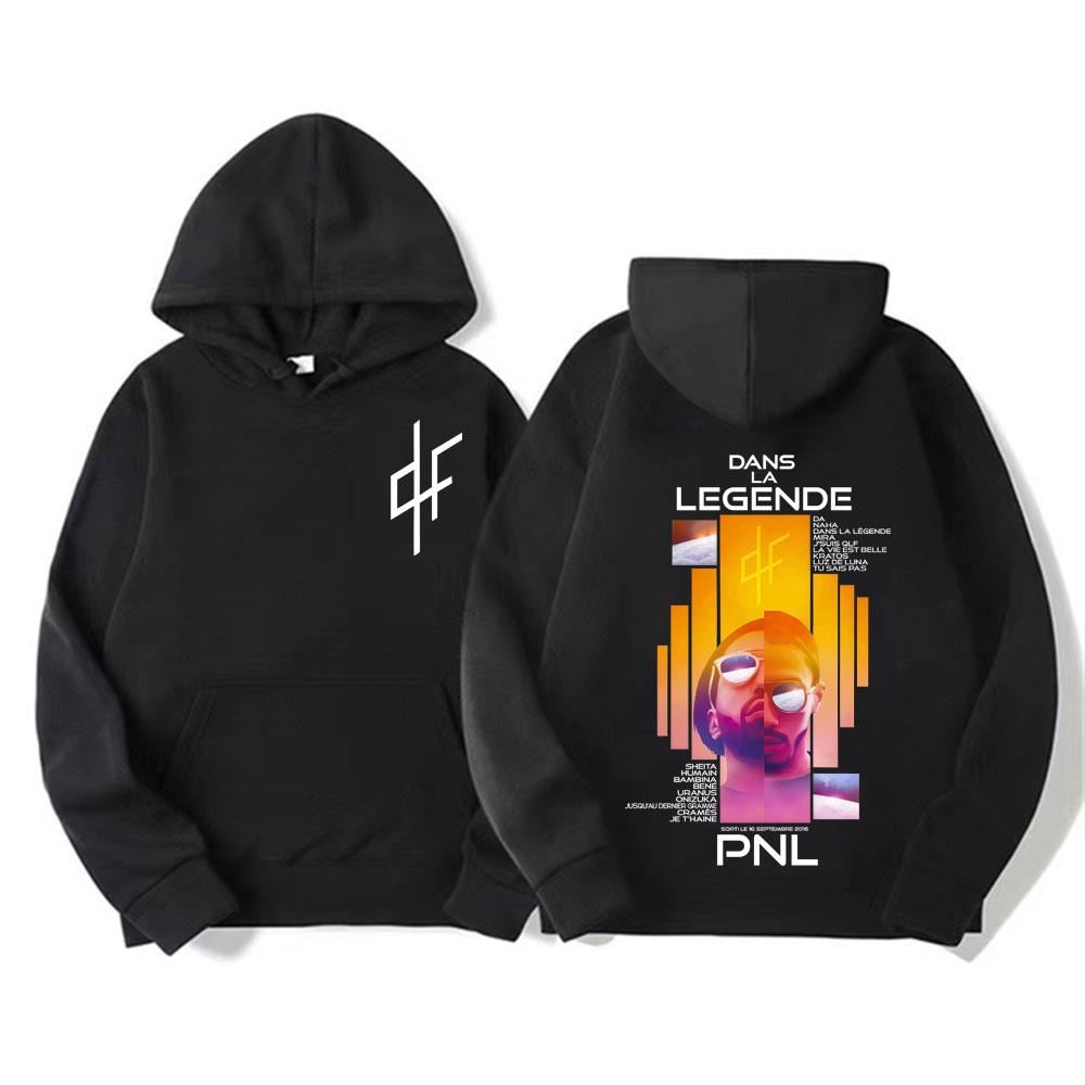 Le Monde Chico Pnl Album French Rapper Graphic Hoodies Men Women Harajuku Hip Hop Punk Sweatshirts High Quality Fleece Pullovers