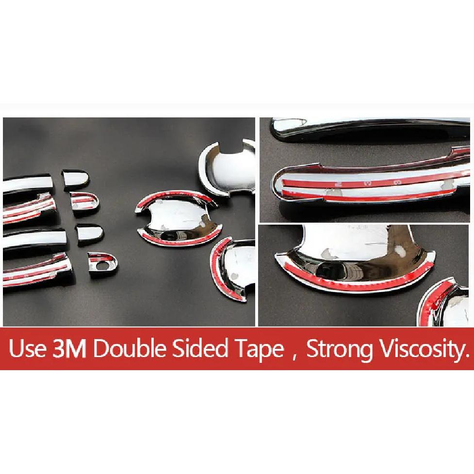 For Skoda Octavia Mk1 1U 1U2 1996-2004 Chrome Door Handles Covers Trim Set of 4pcs Car Accessories Stickers Car Styling 2000