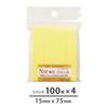 Ehime Paper Sticky Notes Yellow 15 x 75 mm Co., Ltd. N's 10-pack NSF-13T-10P