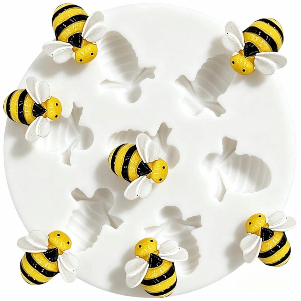 Food Grade Silicone Silicone Cake Mold Bee Design Fondant Cake Mold  Cake Decorating