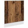 Dishwasher Panel Rustic Wood Look 60 x 1.5 x 67 cm Wood Based Material