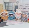 For 17cm Labubu Doll Clothes Fashion Clothes Cloak Doll Clothes Color Match Shawl Dolls Accessories Cute Decoration Little Clothes