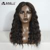 Noble Synthetic Lace Front Wig Long Curly 20 Inch Long Medium Part Lace Wig For Women Lace Front Wig Ombre Blonde Cosplay Wig