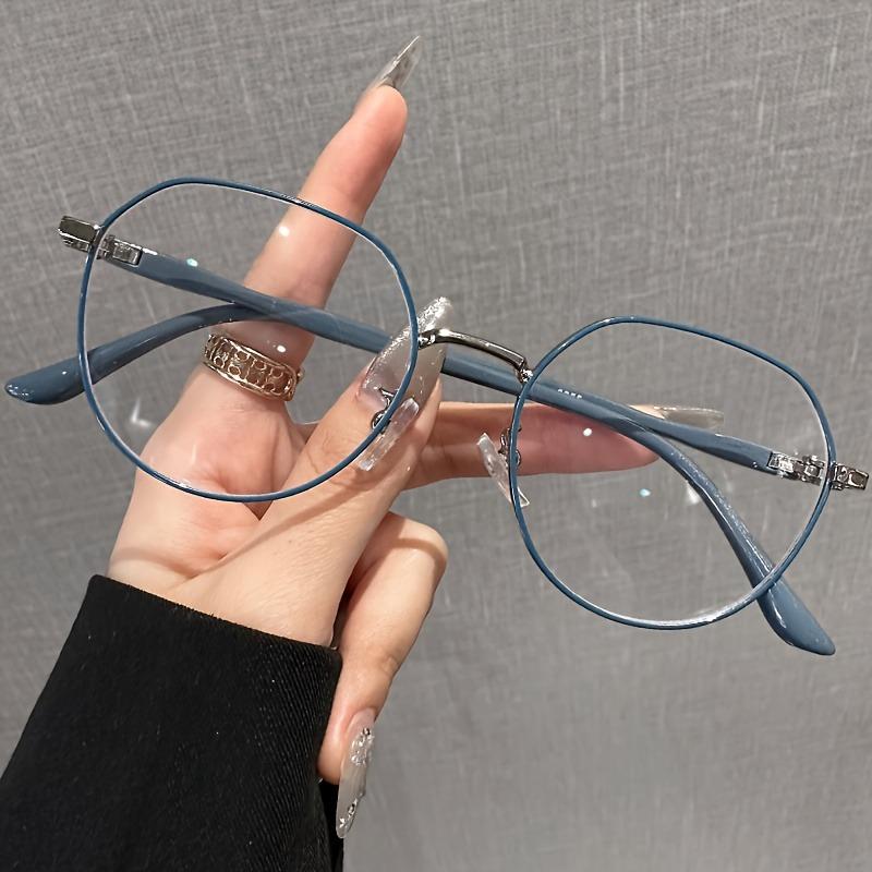 Ultra-Light Round Frame Anti-Blue Light Glasses Suitable for All Face Shapes