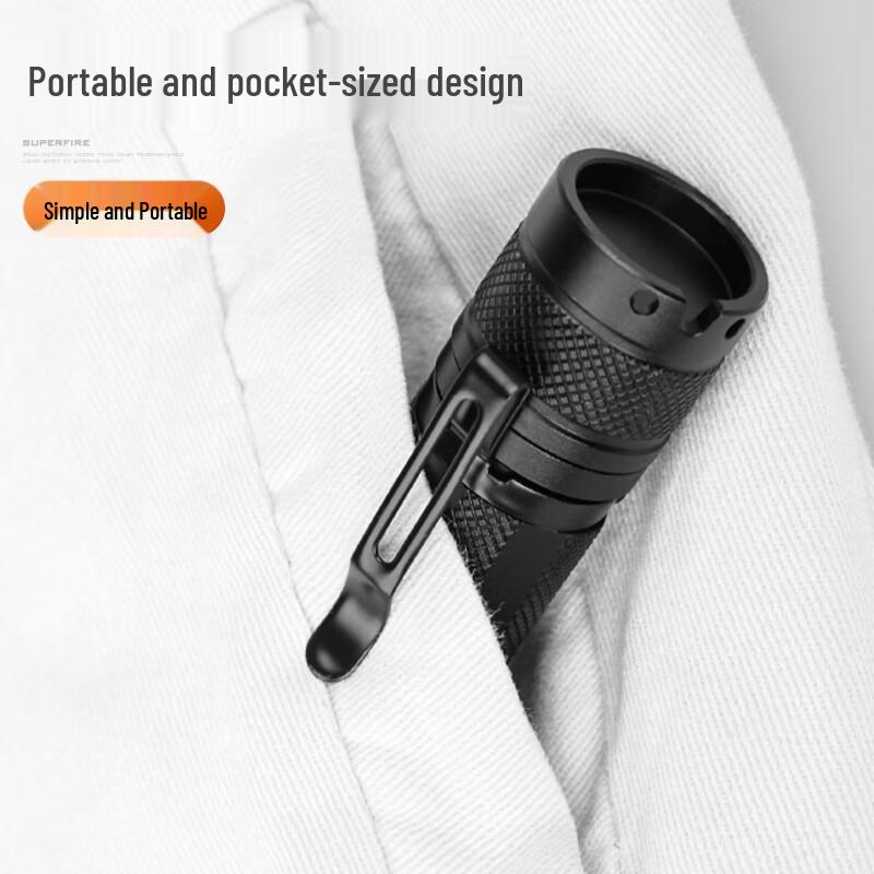 SupFire A5 Portable Rechargeable LED Flashlight