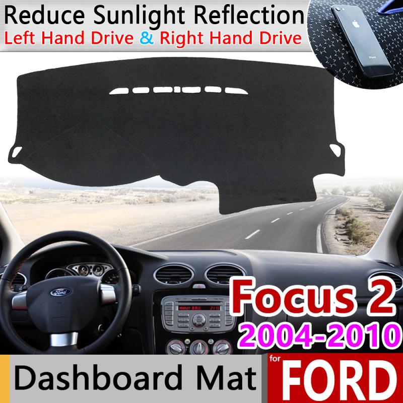 

для Focus MK2 MK2.5 2004 ~ 2010 Противоскользящий коврик Приборная панель Накладка Солнцезащитный козырек Приборная панель Защитный ковер