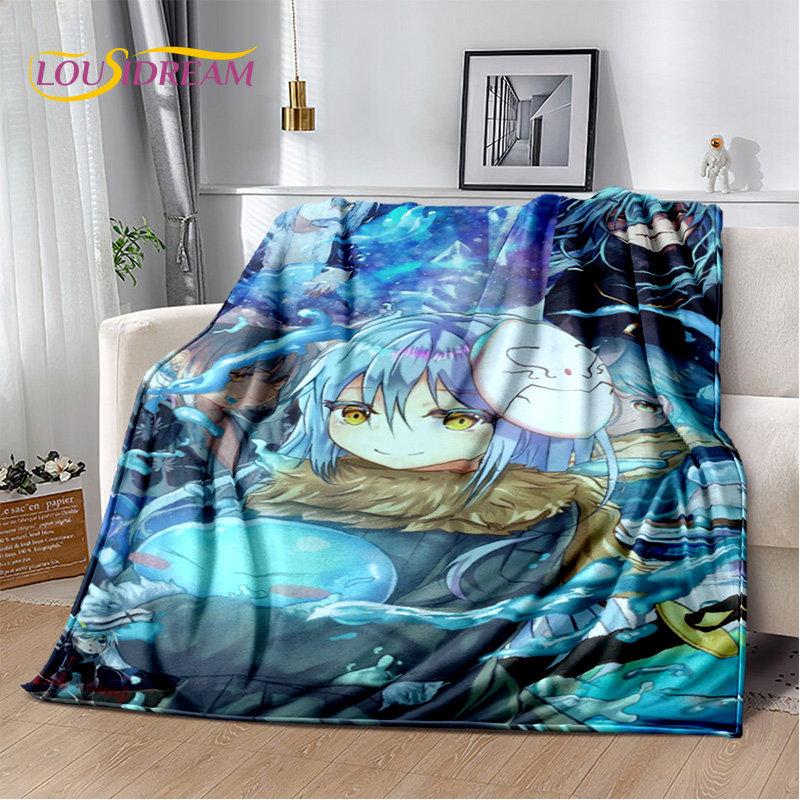 I Got Reincarnated As A Slime Anime Soft Plush Blanket,Flannel Blanket Throw Blanket for Living Room Bedroom Bed Sofa Picnic Kid