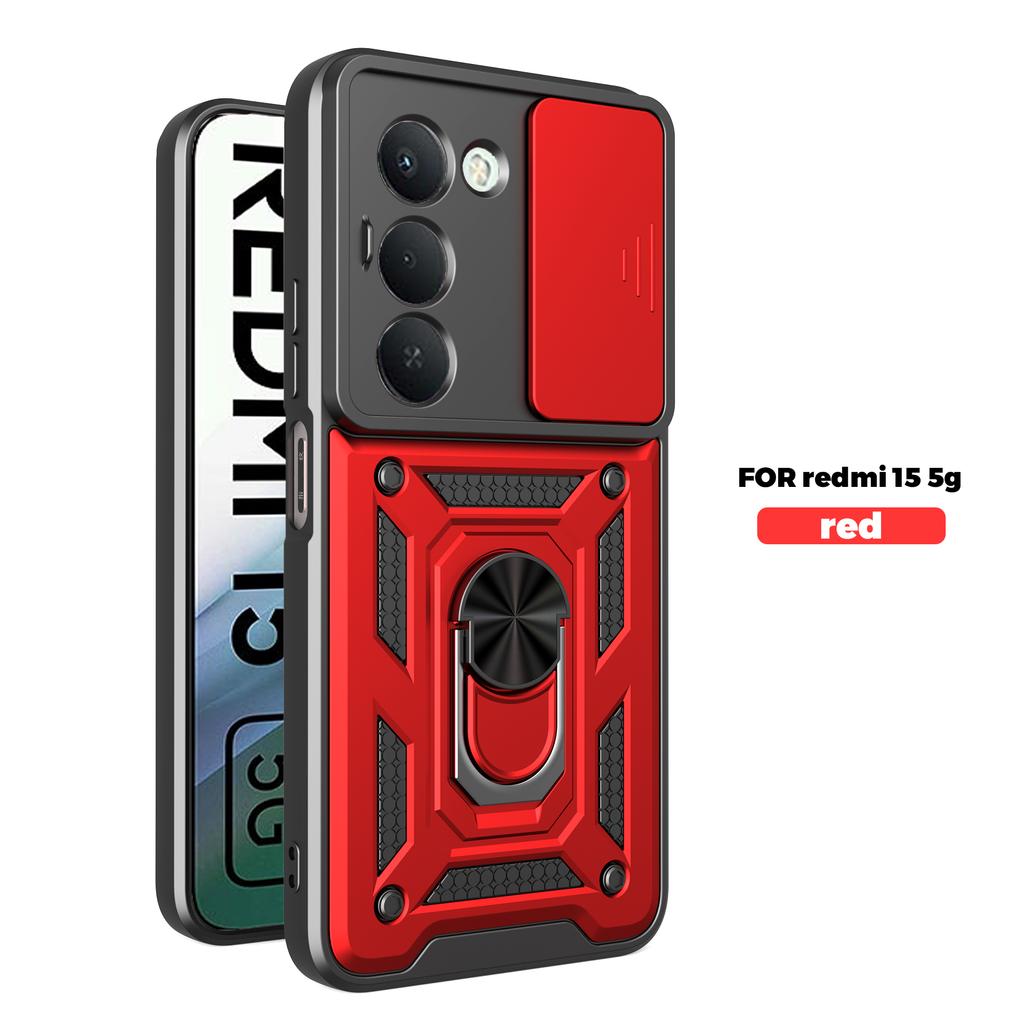 For Remi15C A5 171mm Armored Protective Shell With Magnetic Ring For Redmi 15 13 14C 13C Phone Case With Camera Protection